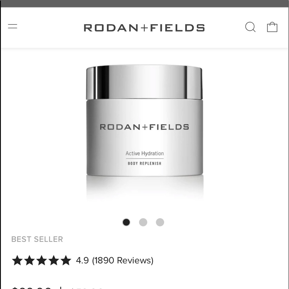 Rodan+fields active hydration body replenish
